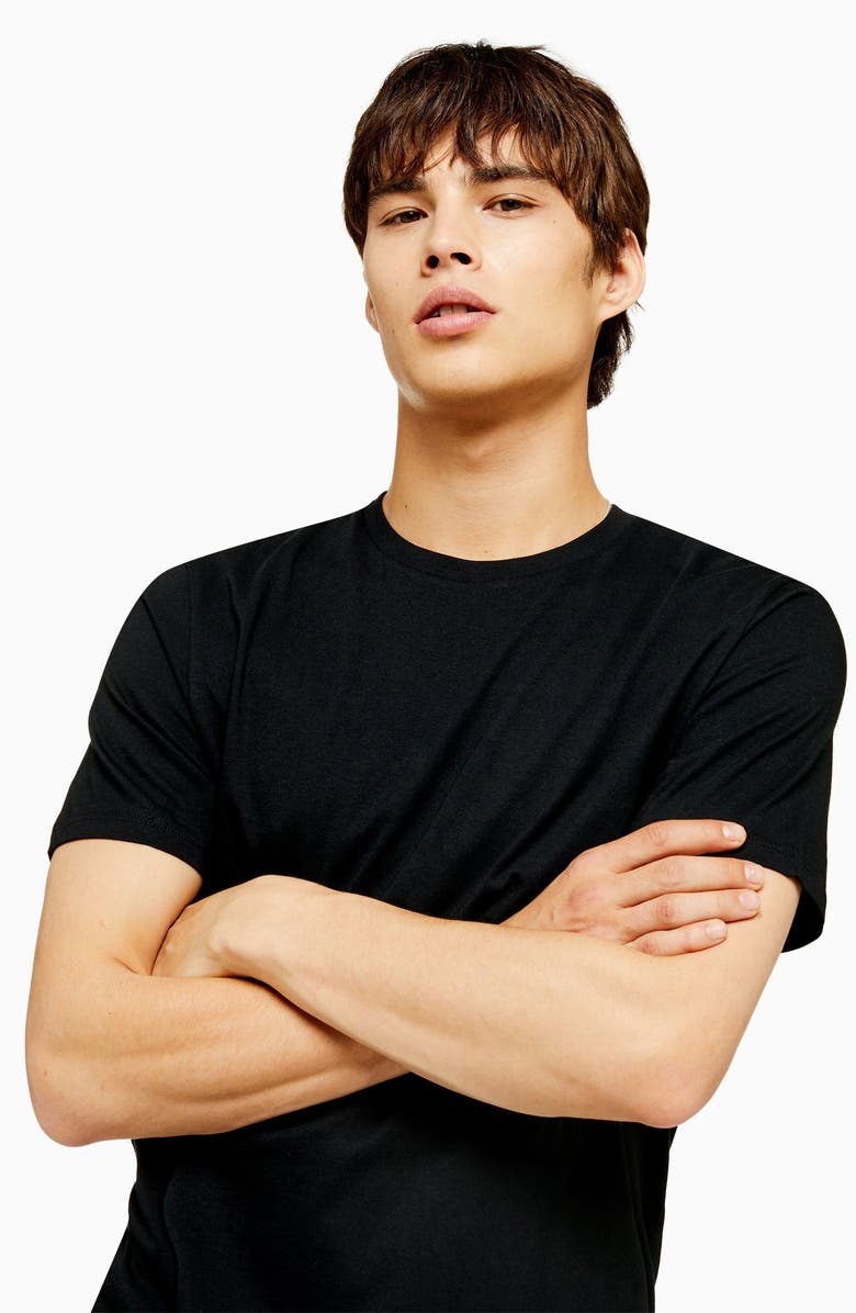 Topman 2-Pack Classic Fit Crewneck T-Shirts, Alternate, color,