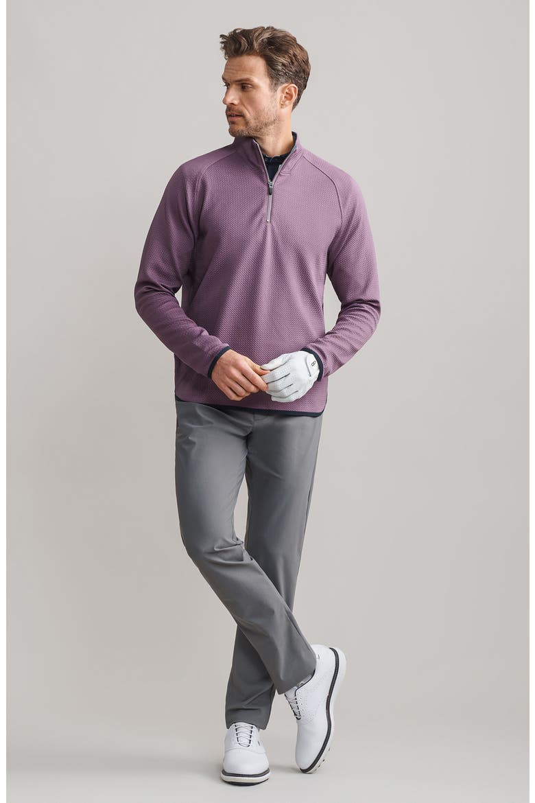 Founders Golf Quarter Zip, Alternate, color, SHADOW PLUM/TRUE NAVY