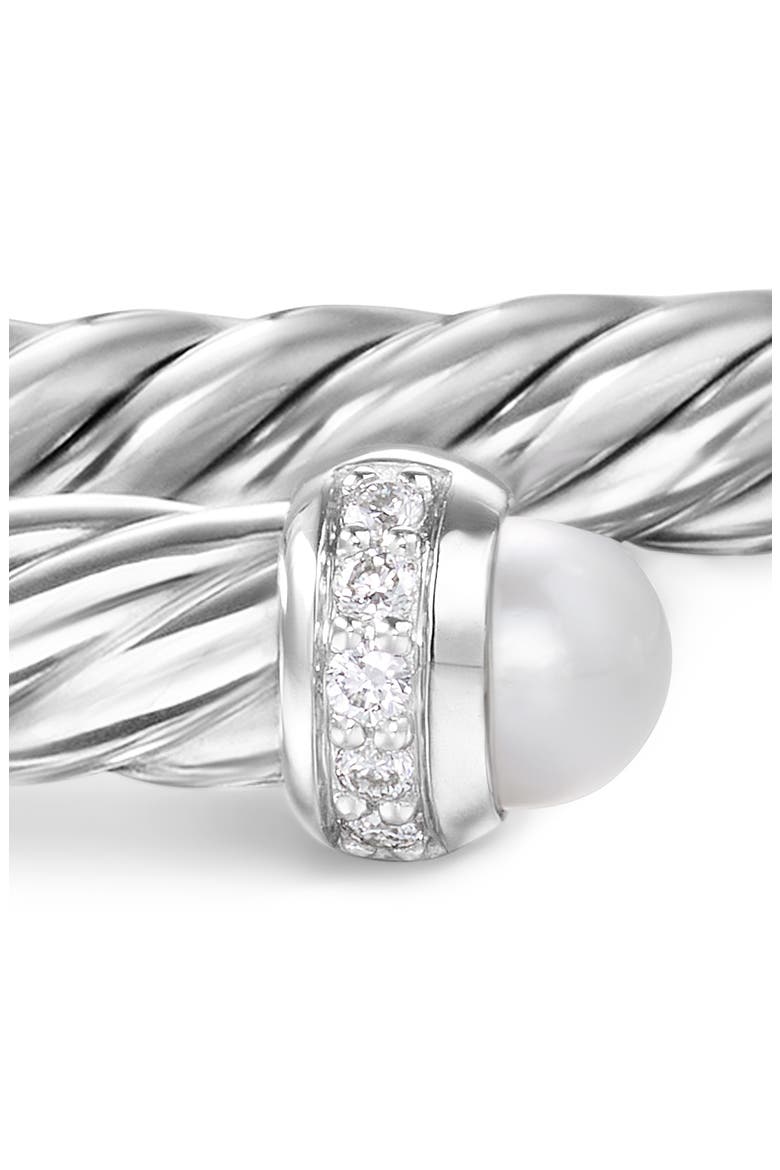 Classic Cablespira® Bracelet, 4mm, Alternate, color, PEARL