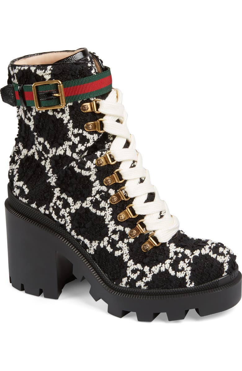 Gucci Trip Logo Bootie, Main, color,