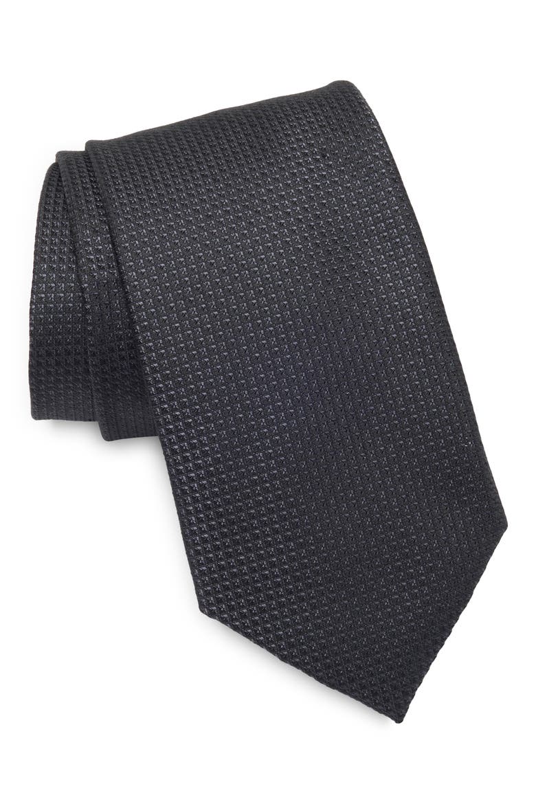 Millen Solid Tie, Main, color, BLACK