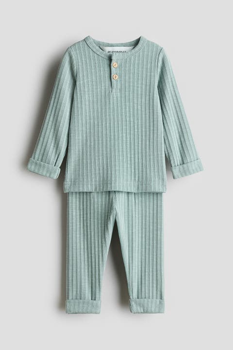 2-piece Ribbed Jersey Set