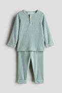 H&M 2-piece Ribbed Jersey Set