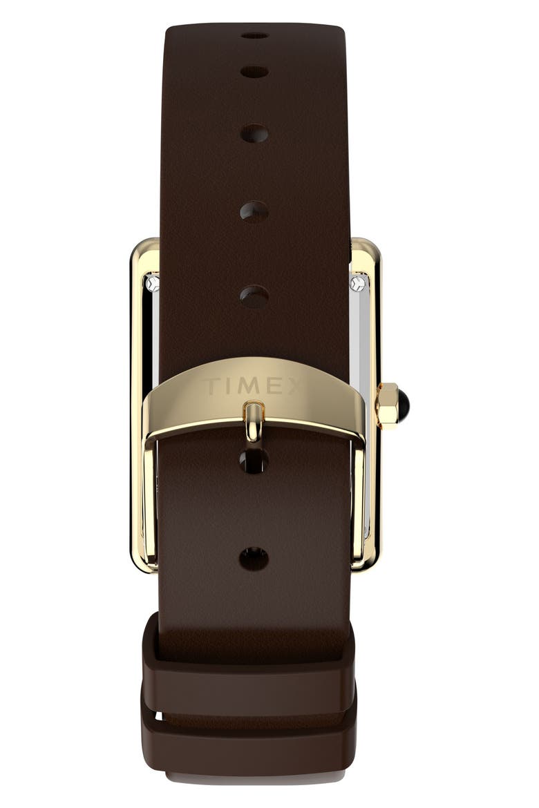 Harry Potter x Timex Hailey Hogwarts 24mm Leather Strap Watch, Alternate, color, GOLD-TONE