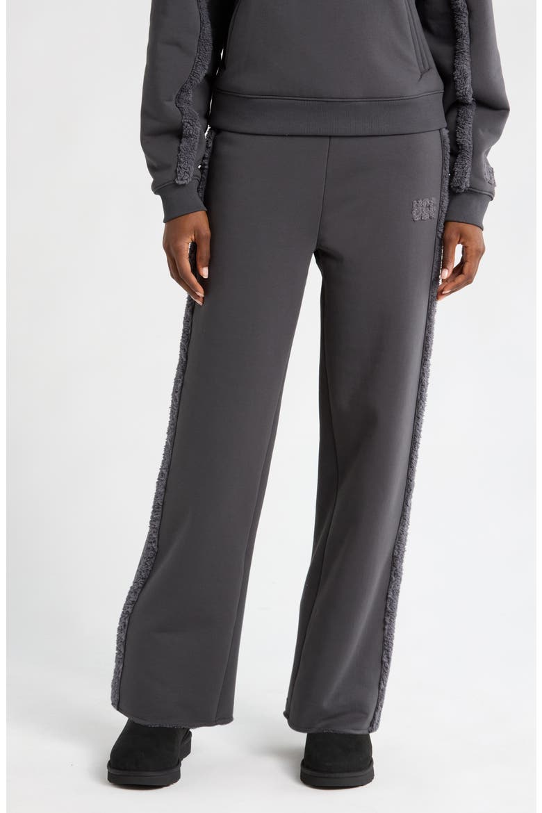 Myah Bonded Fleece Pants, Main, color, INK