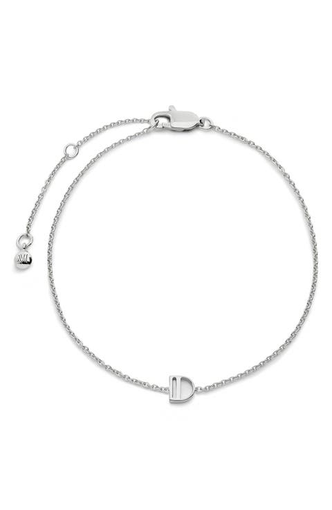 Initial Pendant Bracelet