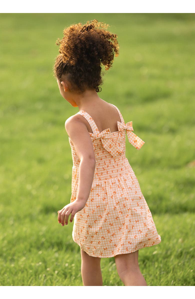 Mabel + Honey Tangerine Twirl Sleeveless Dress, Alternate, color, Orange