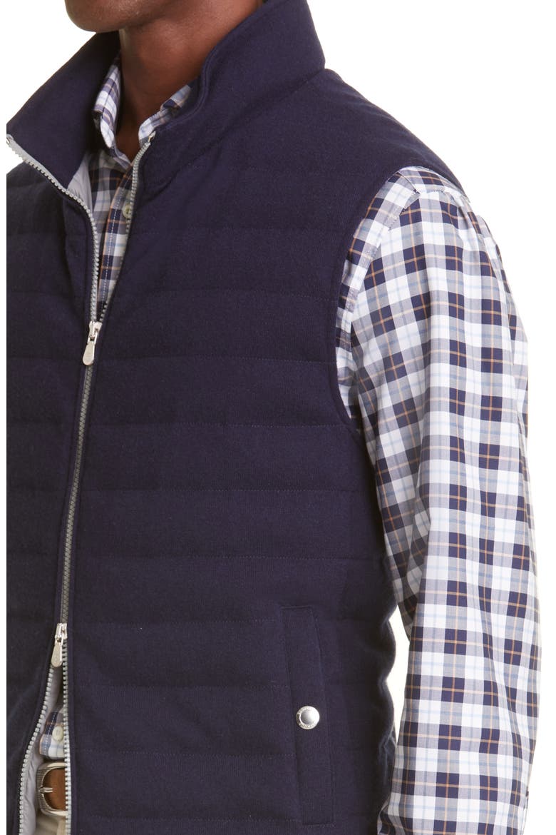 Cashmere Knit Down Vest, Alternate, color, CG750-NAVY