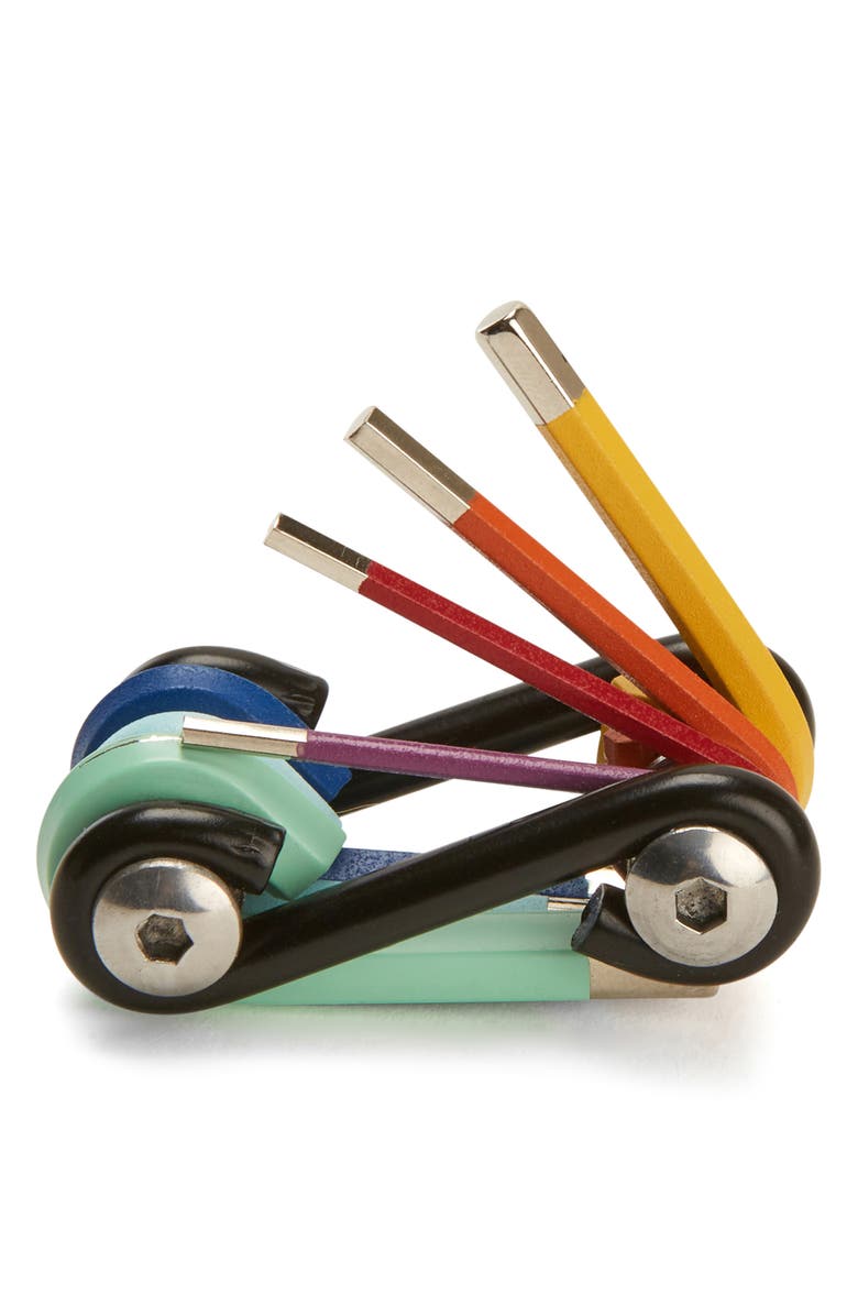 Kikkerland Design Rainbow 7-in-1 Multitool, Alternate, color, Multi