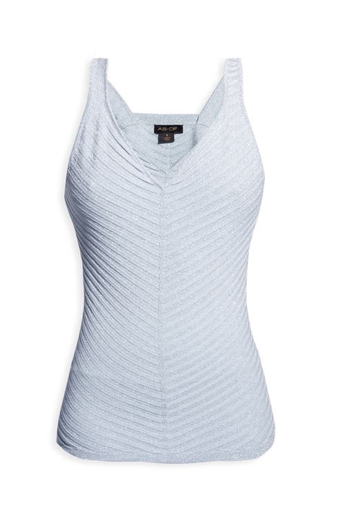 As By Df Georgia Knit Tank In Steel Blue