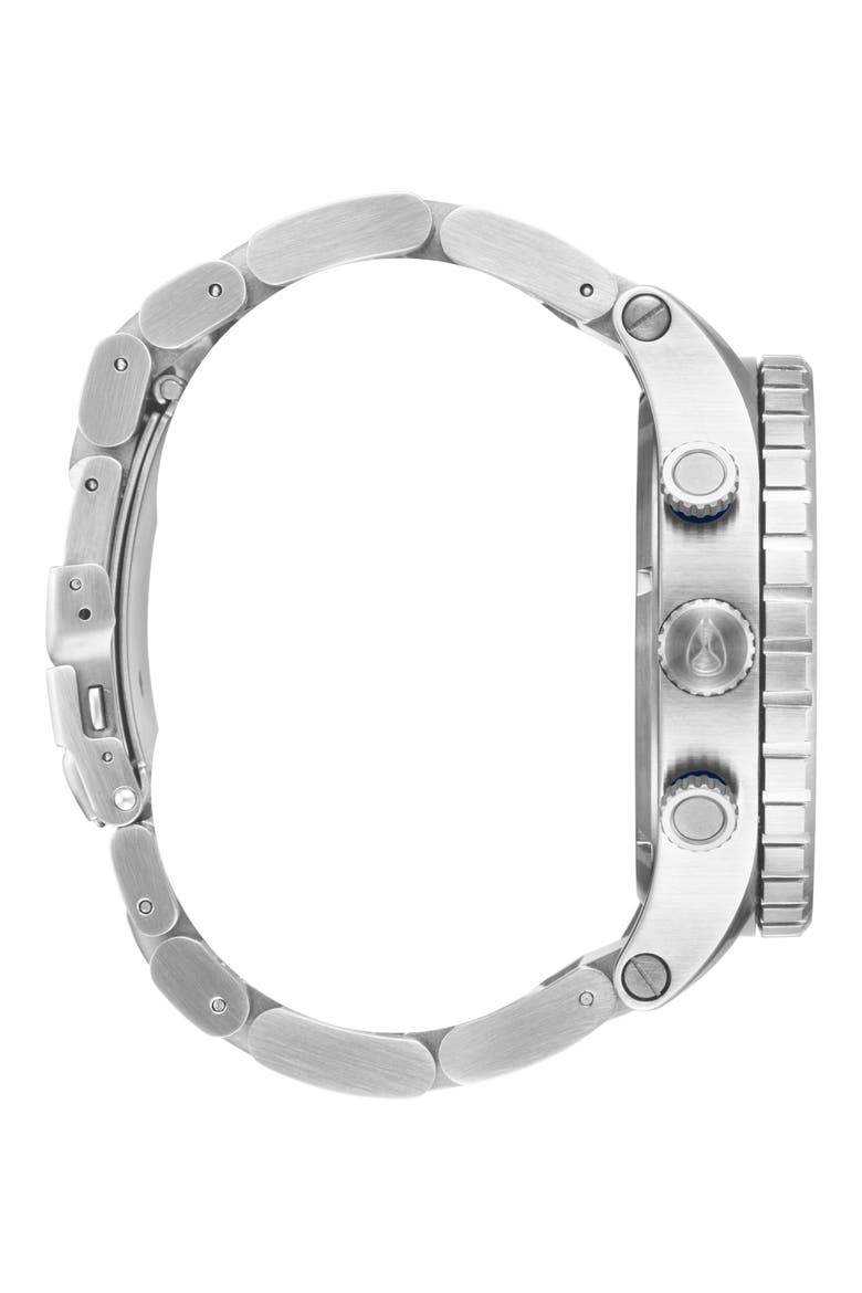 51-30 Chronograph Bracelet Watch, 51mm, Alternate, color, SILVER / MIDNIGHT