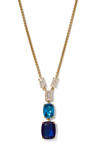 Nadri Crystal Y-Necklace