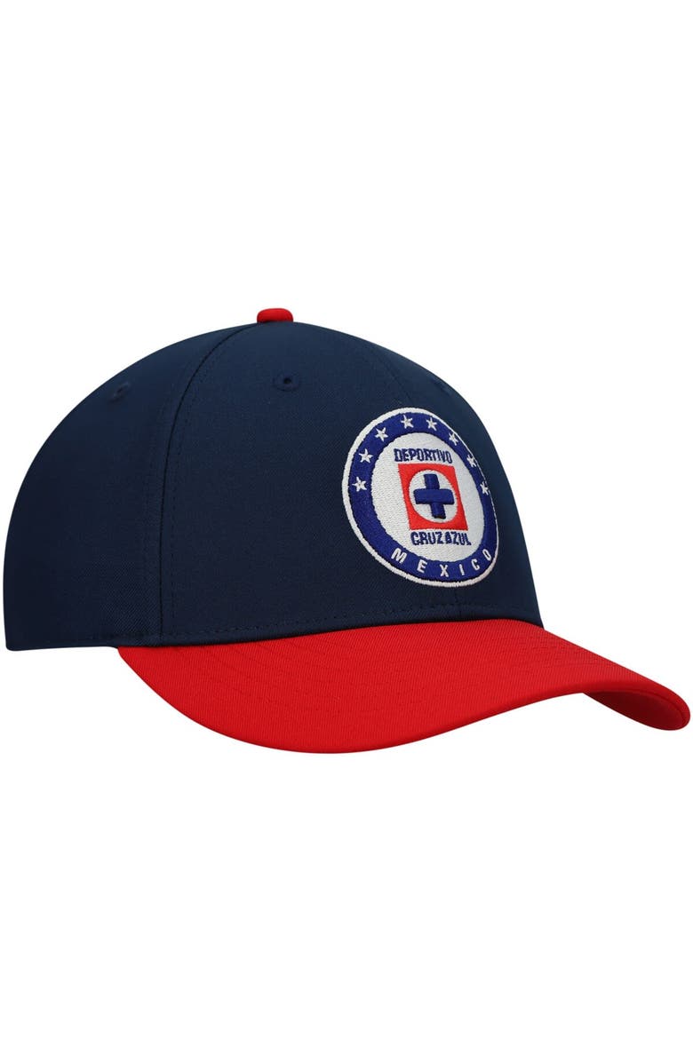 FAN INK Men's Navy/Red Cruz Azul Core Adjustable Hat, Alternate, color,