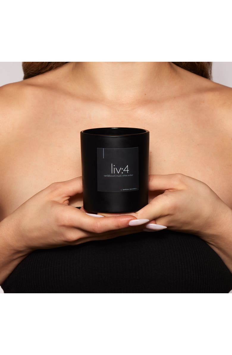 Sarah Maxwell Beauty liv4 Scented Candle, Alternate, color, 