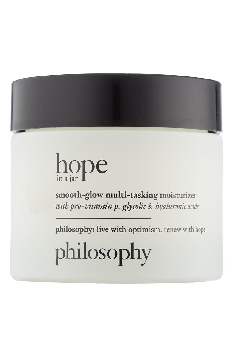 philosophy hope in a jar smooth-glow multi-tasking moisturizer, Main, color, 