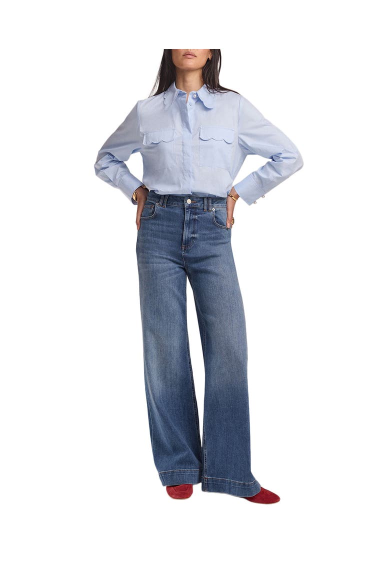Ultimate Wide Leg Jeans, Alternate, color, Blue