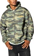 VOUSETI Department Camouflage Zip Hoodie