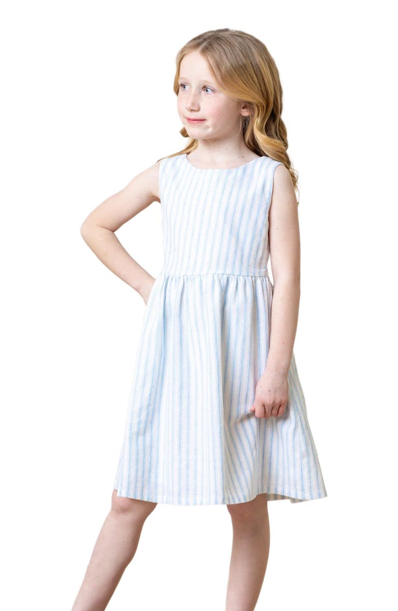 Hope & Henry Girls' Sleeveless Open Back Sundress, Toddler, Main, color,
