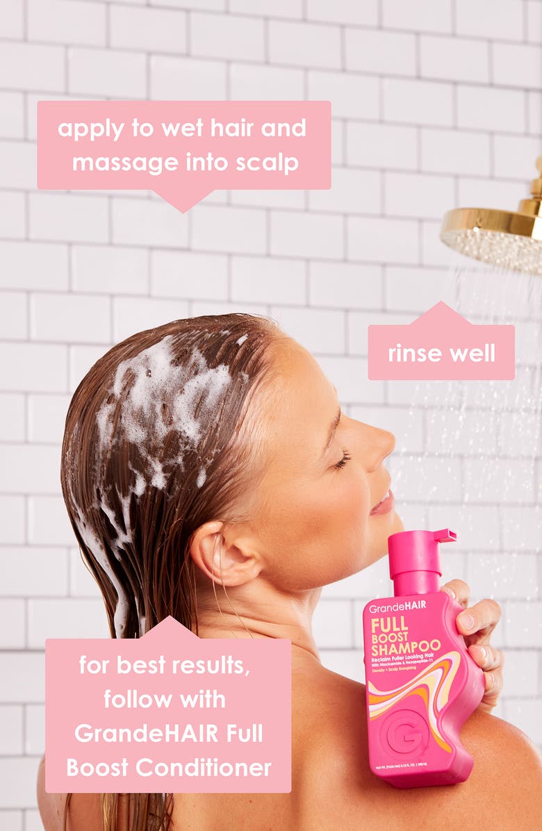 Grande Cosmetics GrandeHAIR Full Boost Shampoo, Alternate, color, 