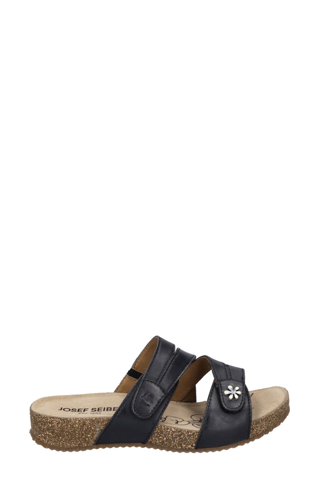 Josef Seibel Tonga Sandal, Alternate, color, Black