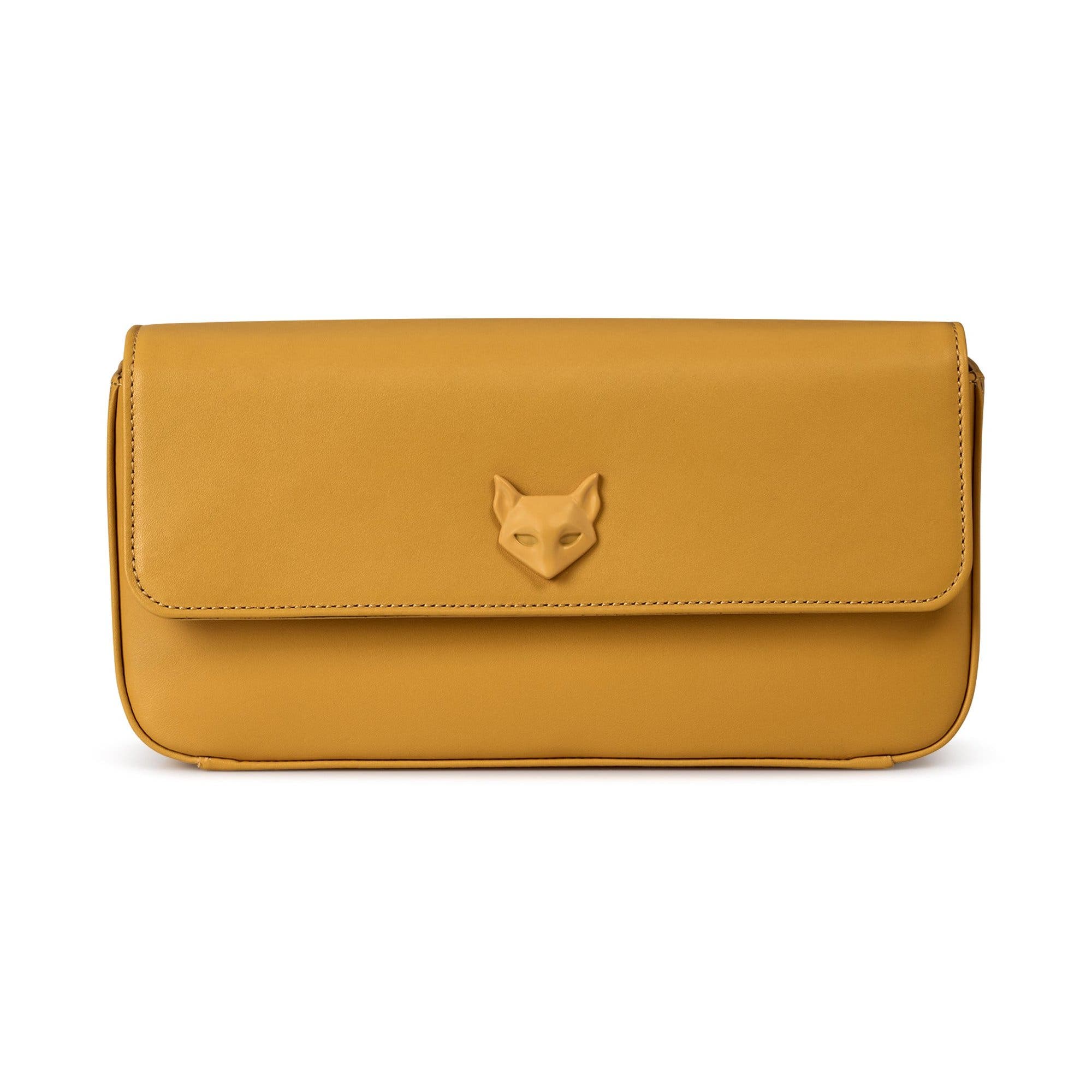 Michele Monochrome Crossbody Clutch, Alternate, color, Yellow