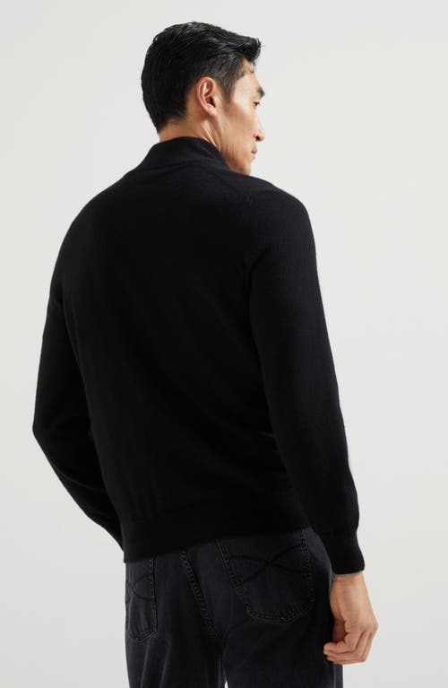 Brunello Cucinelli Long-sleeve Cashmere Jumper In Black