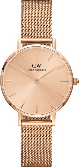 Daniel Wellington Petite Melrose Mesh Watch, 28mm | Nordstrom