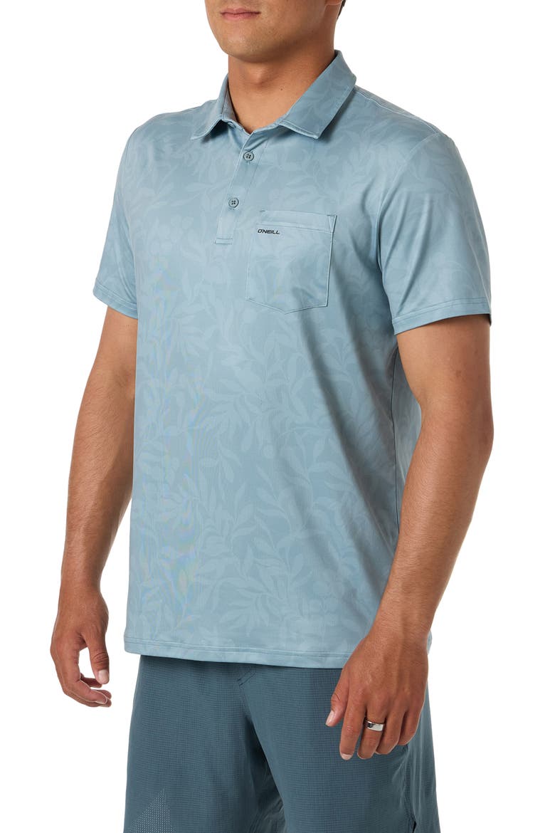 TRVLR UPF Performance Polo, Alternate, color, LEAD