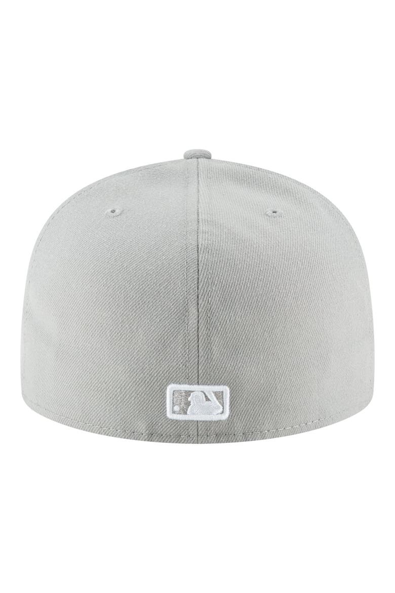 Men's New Era  Gray Los Angeles Dodgers Blue Heaven On Earth Stadium Patch 59FIFTY Fitted Hat, Alternate, color, Gray
