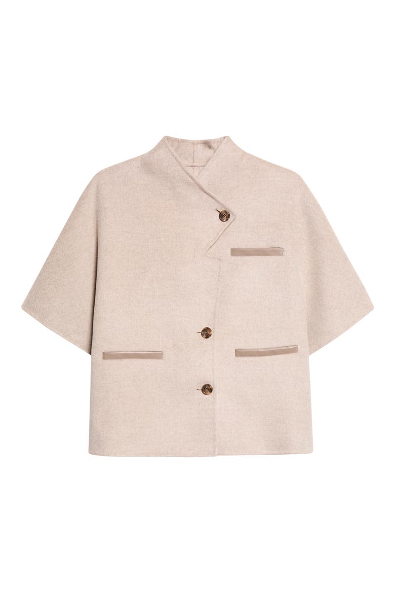 Andalo Cashmere Cape, Alternate, color, STONE