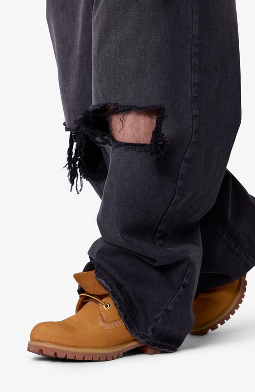 Mnml Blowout Rave Jeans In Black