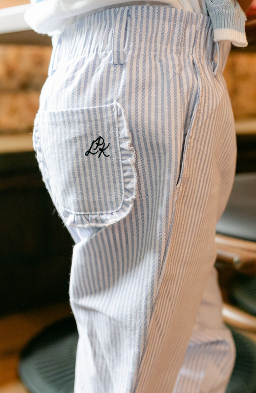 Little Paper Kids Audrey Pants In Blue