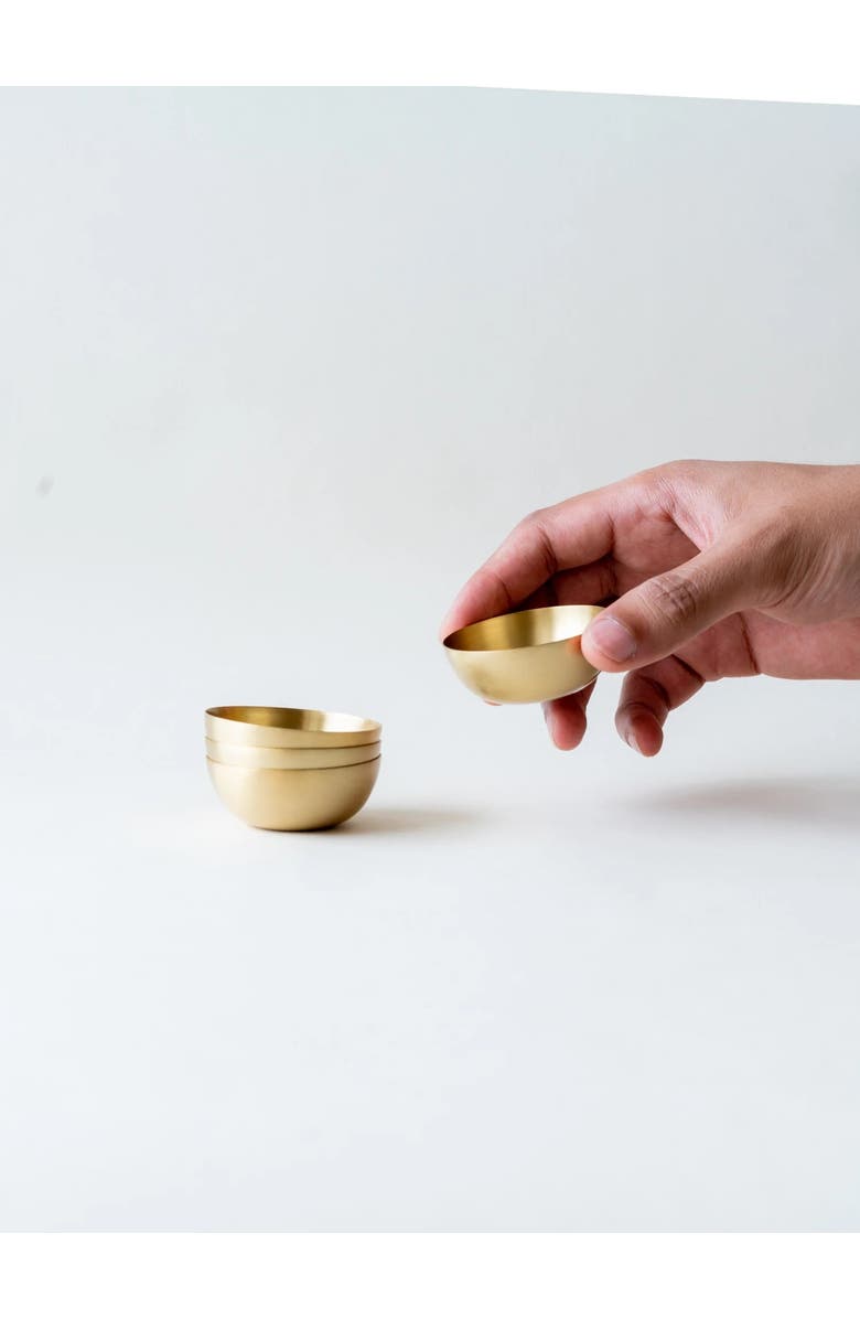 Fleck Heirloom Brass Dip Bowl - Set of 2, Alternate, color, Brass