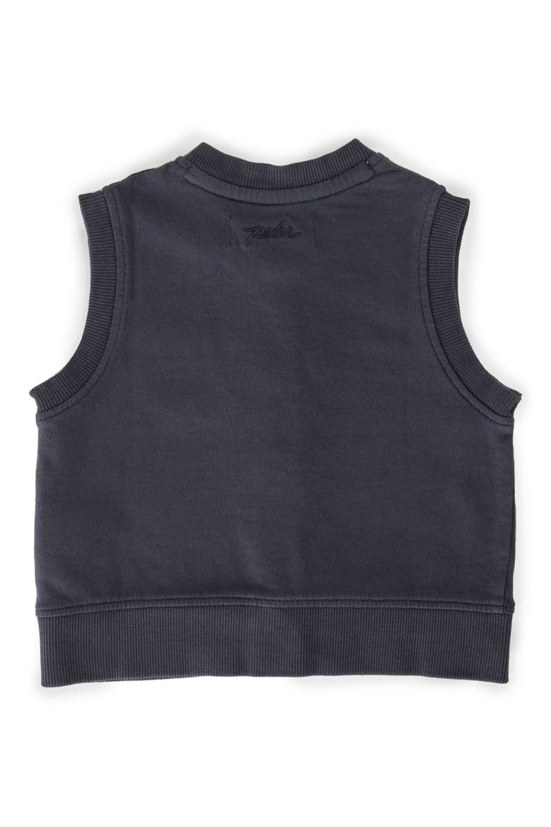 Organic Cotton French Terry Vest, Alternate, color, INK BLUE