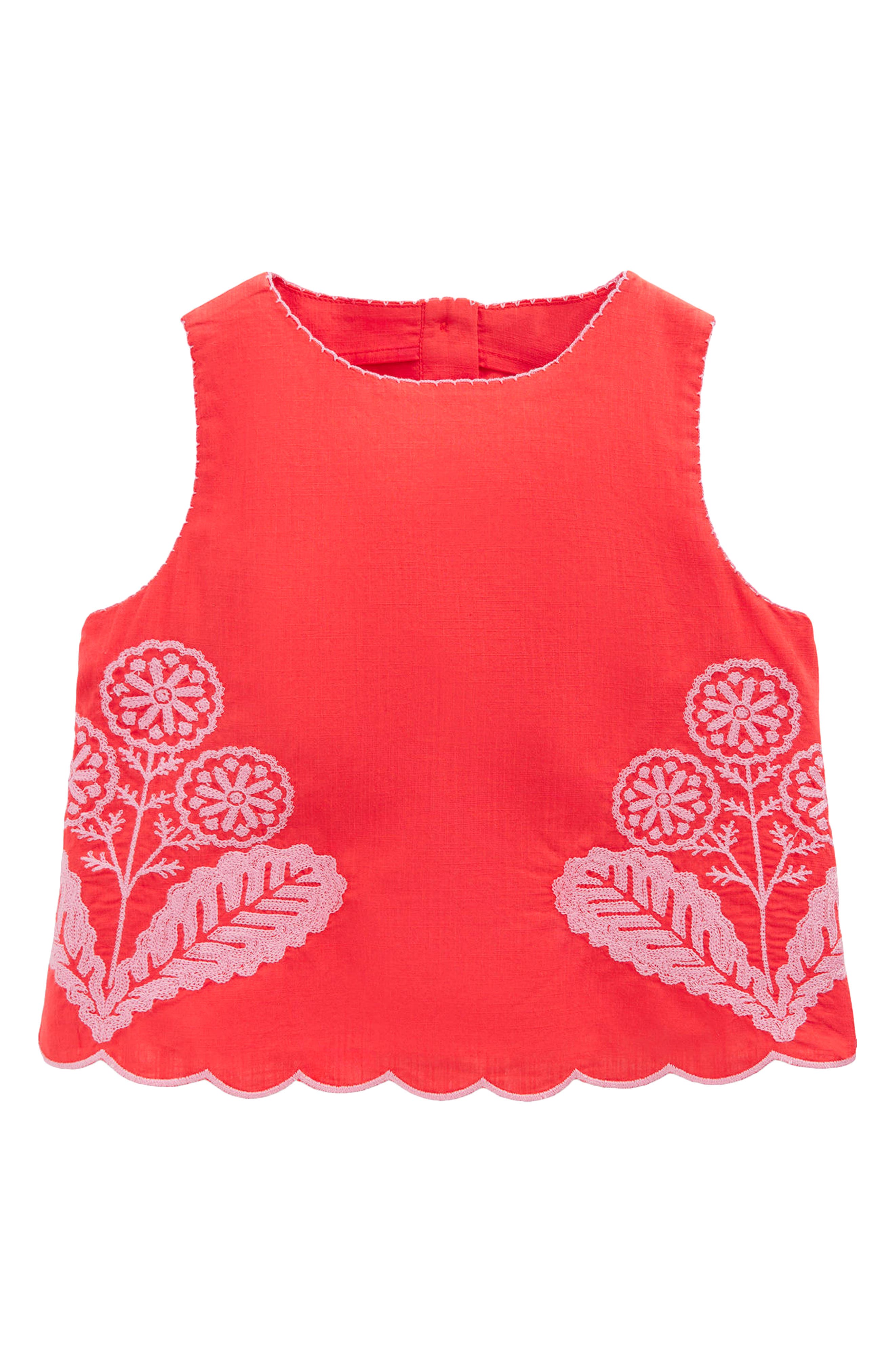 selected SPICY RED NEON EMBROIDERY