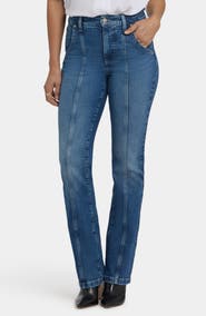 NYDJ Billie Front Seam High Waist Mini Bootcut Jeans