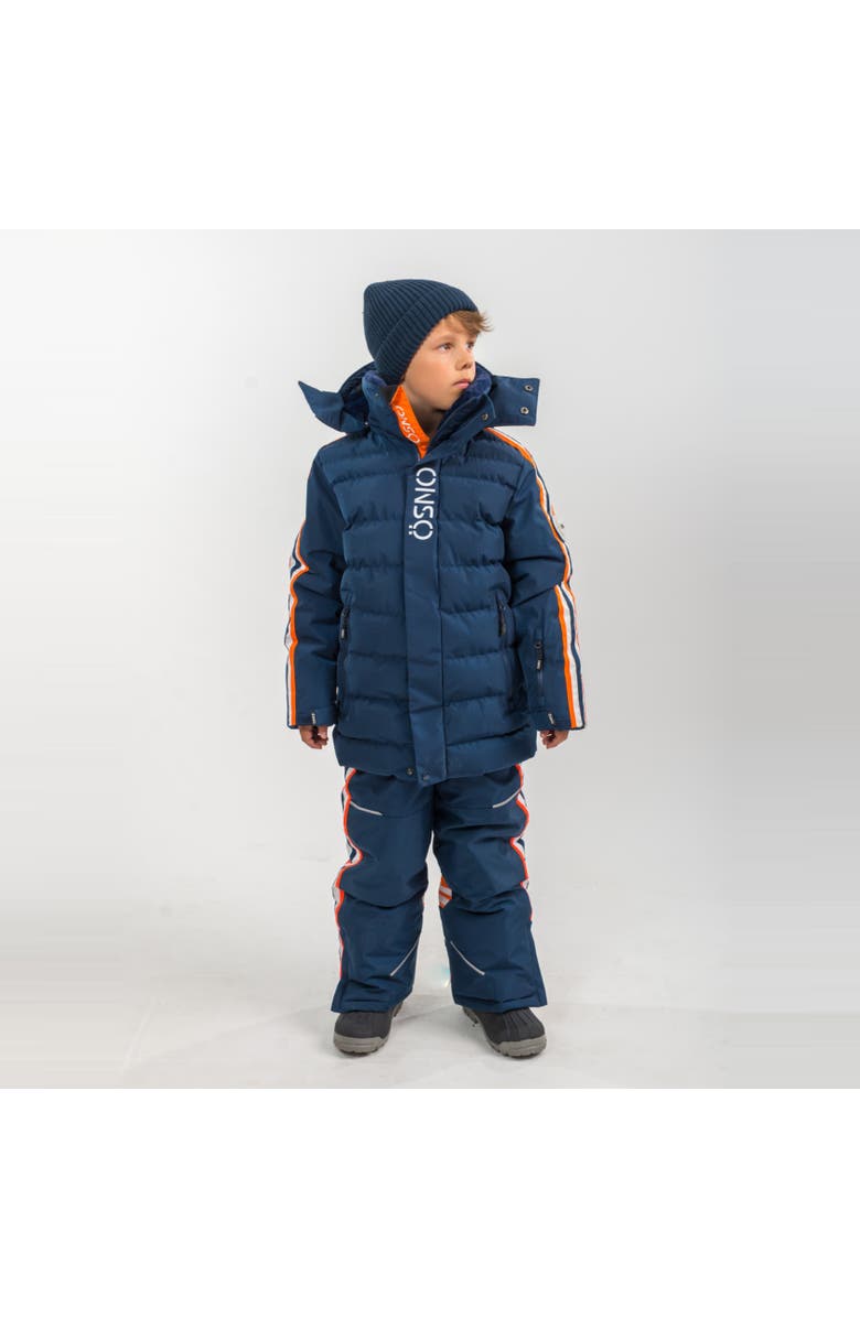 ÖSNO Lex Performance Snowsuit Jacket and Snowpants, Alternate, color, Navy Blue