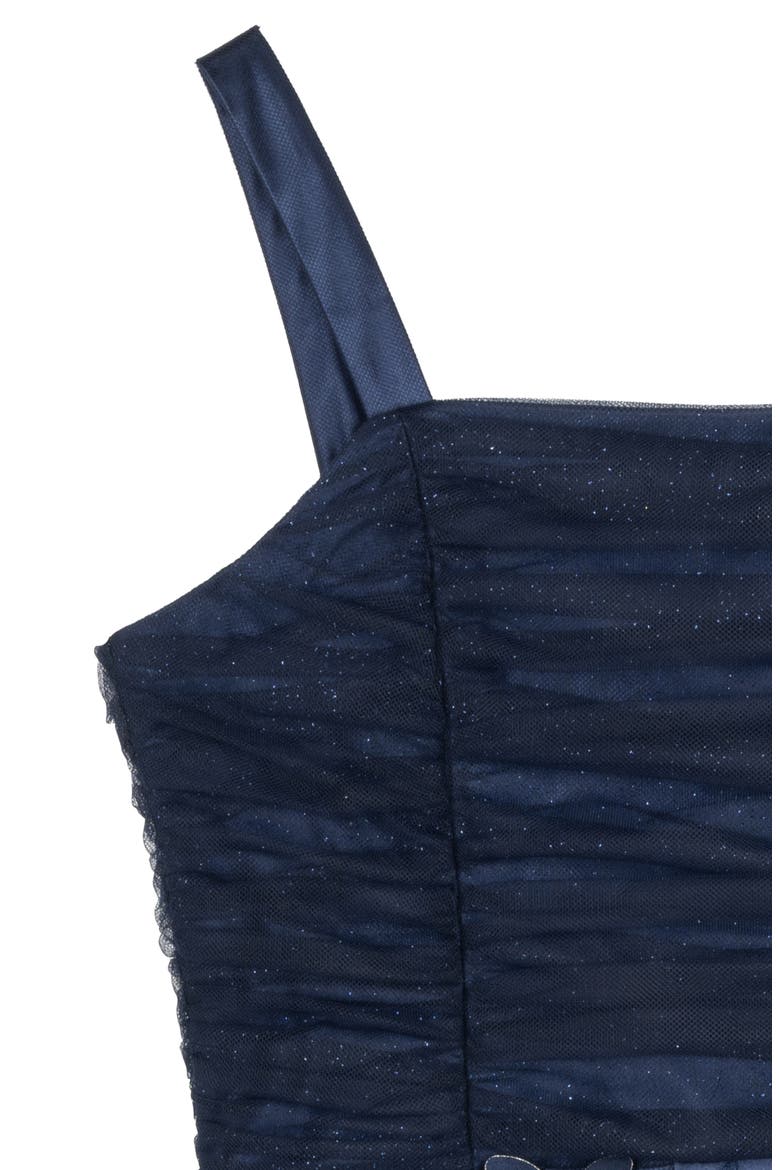 Kids' 3-D Butterfly Dress, Alternate, color, NAVY