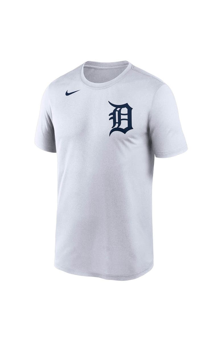 Nike Men's Nike White Detroit Tigers Wordmark Legend T-Shirt, Alternate, color, 