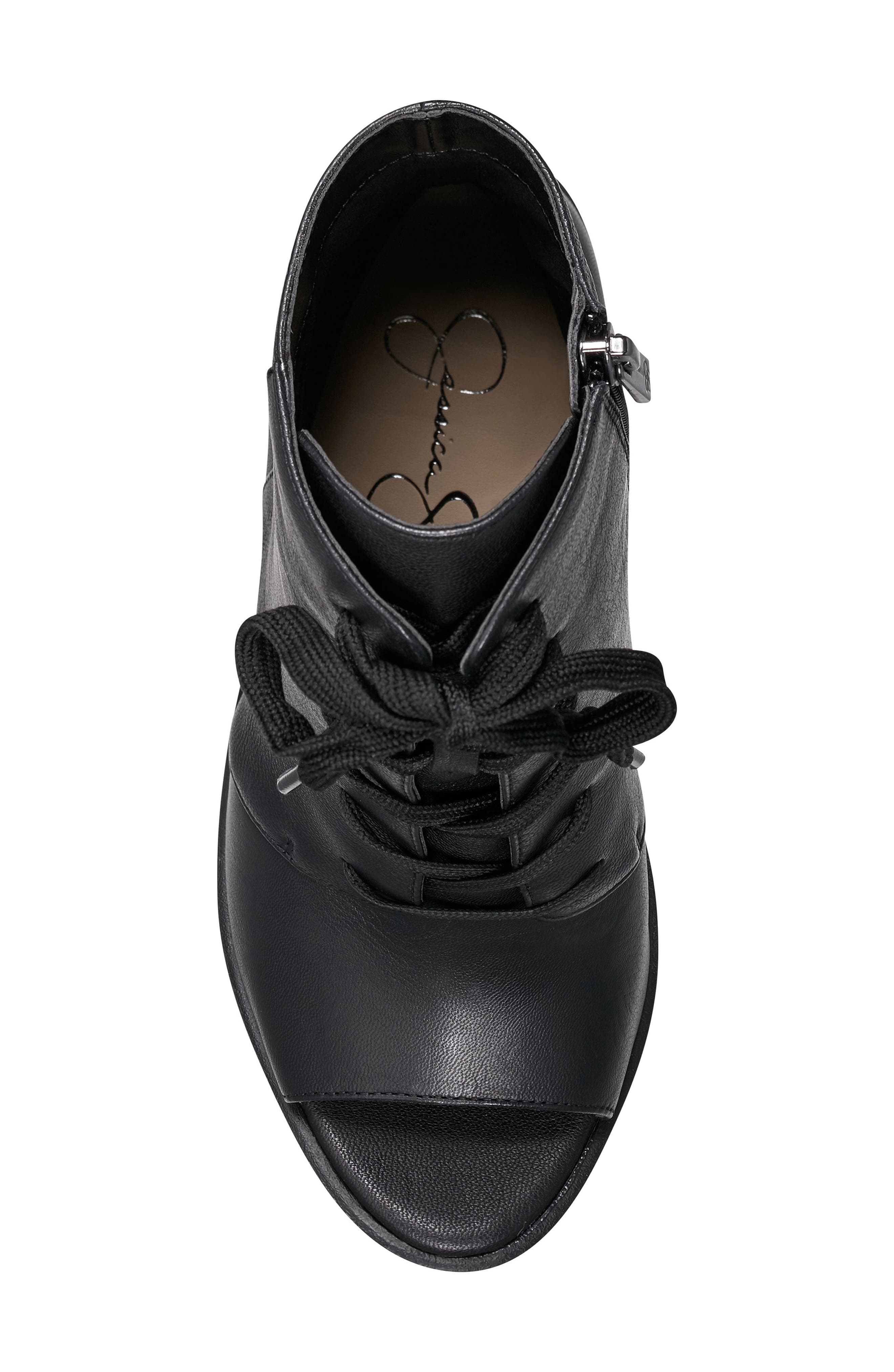 Jessica Simpson Lizzah Open Toe Platform Bootie, Alternate, color, 