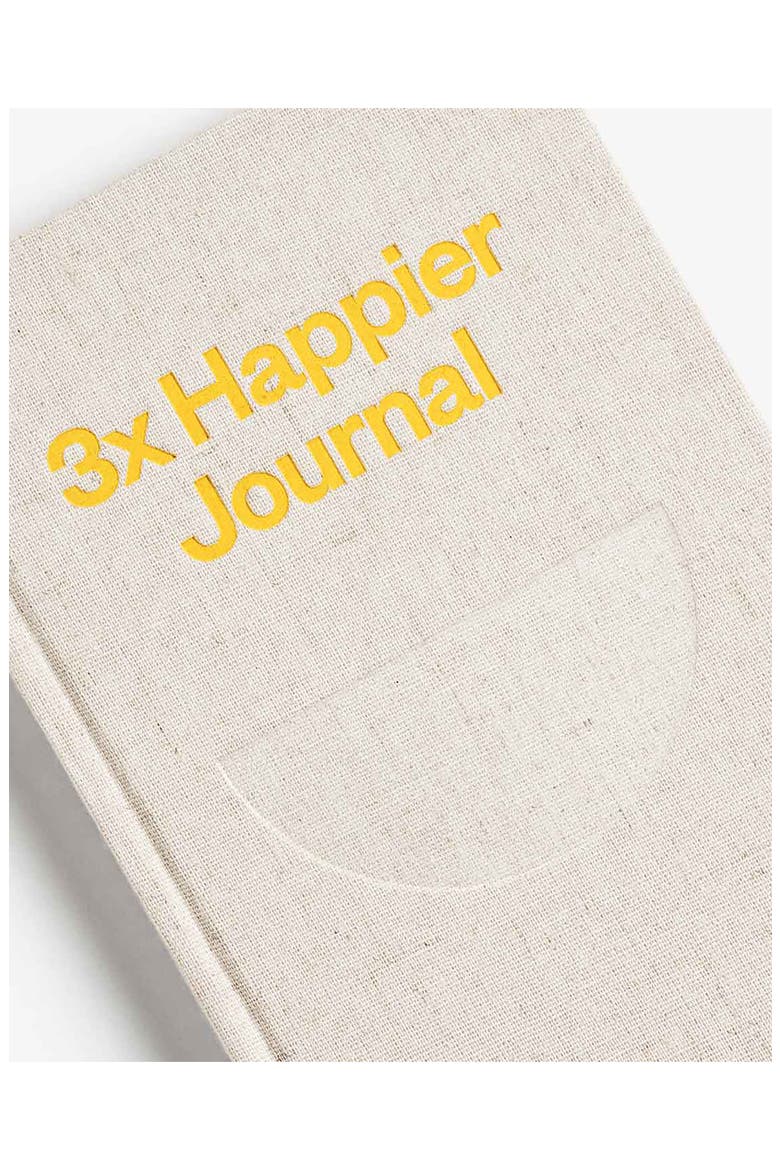 3X Happier Journal, Alternate, color, LINEN