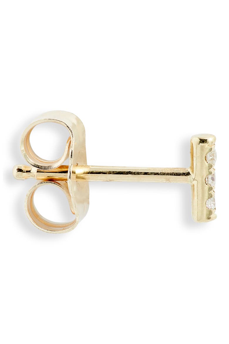 Diamond Equilibrium Stud Earrings, Alternate, color, YELLOW GOLD/ DIAMOND