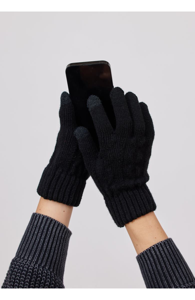 Hat Attack Frosty Touch Glove, Alternate, color, Black