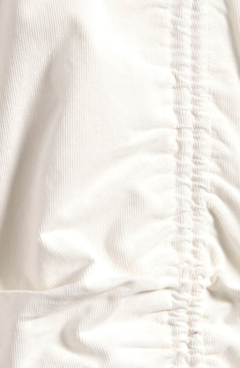 TENLY Kids' Ruched Corduroy Utility Pants, Alternate, color, Ecru