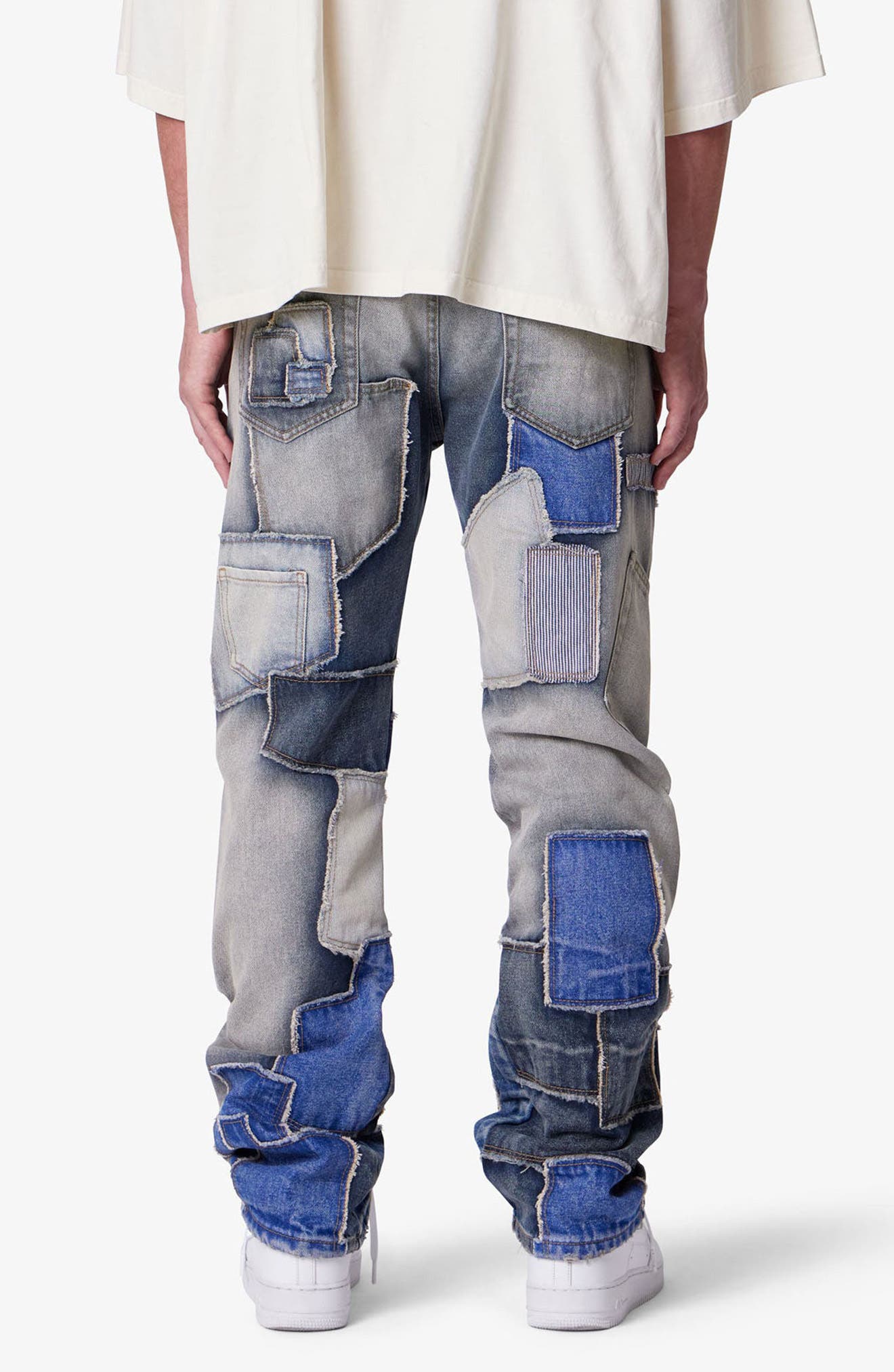 Straight Patchwork Jeans - image 2