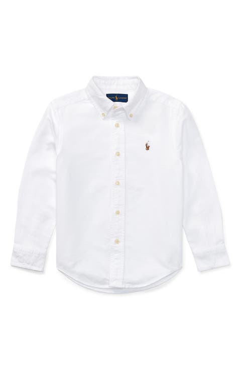 Kids' Oxford Cotton Button-Down Shirt (Toddler & Little Kid)