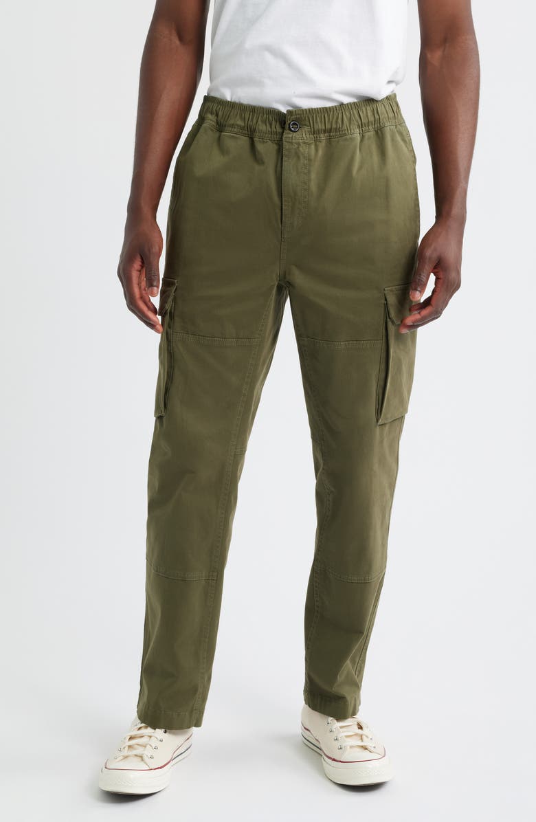 Rails Jaiden Cotton Drawstring Cargo Pants, Main, color, True Olive