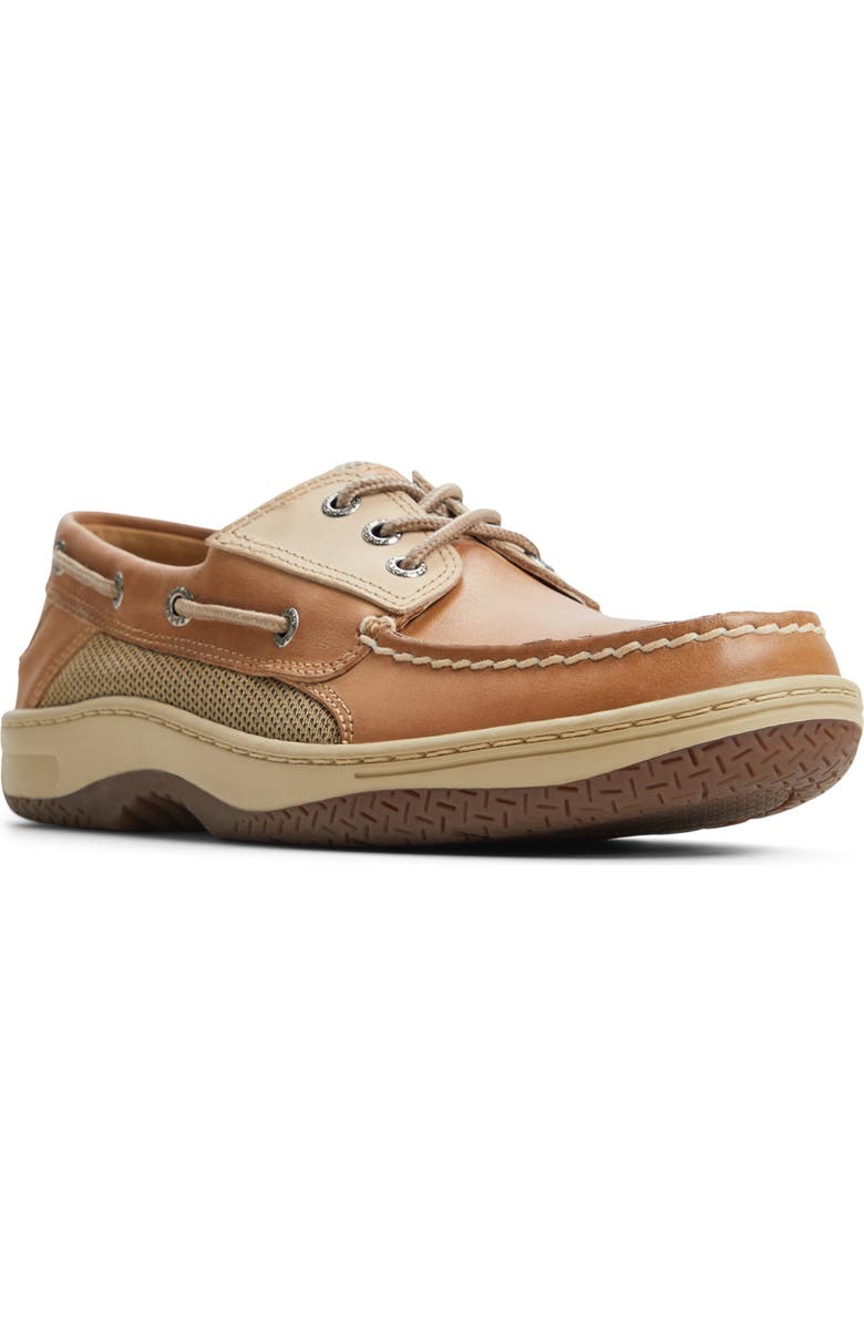 Sperry Billfish<sup>™</sup> 3-Eye Boat Shoe, Main, color, Light Brown