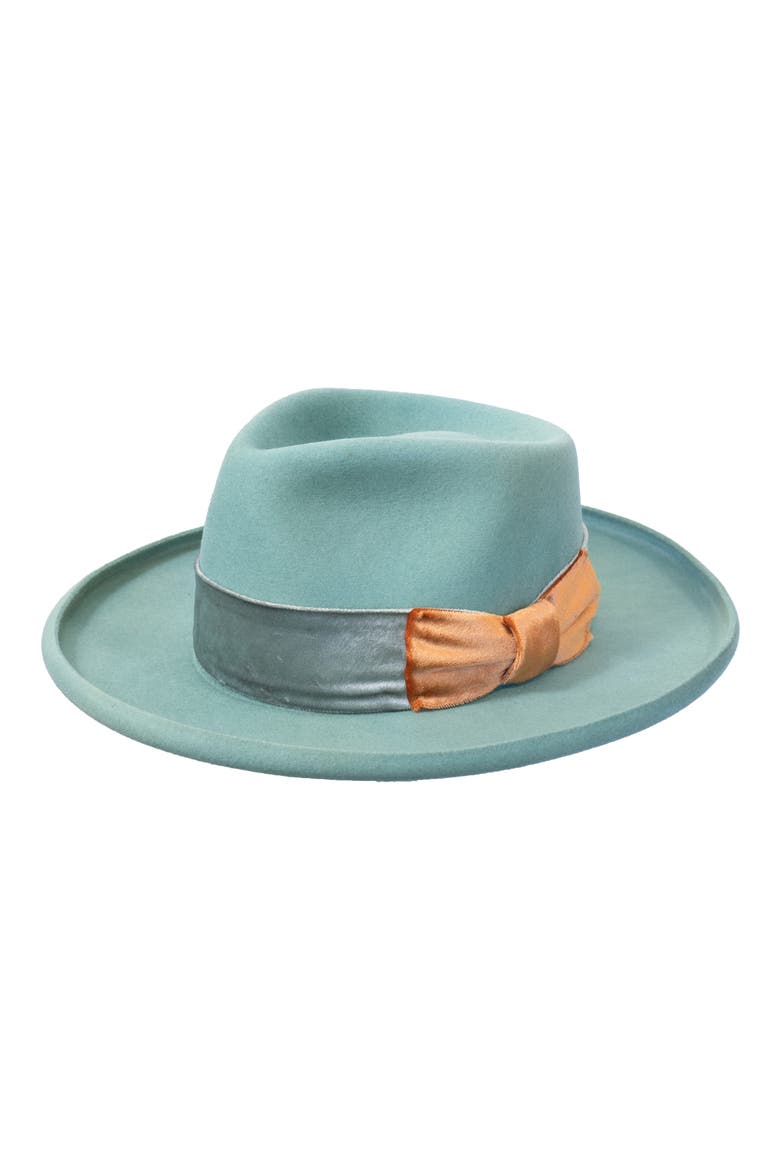 Darling N' Thyme Wool Hat, Main, color, TEAL