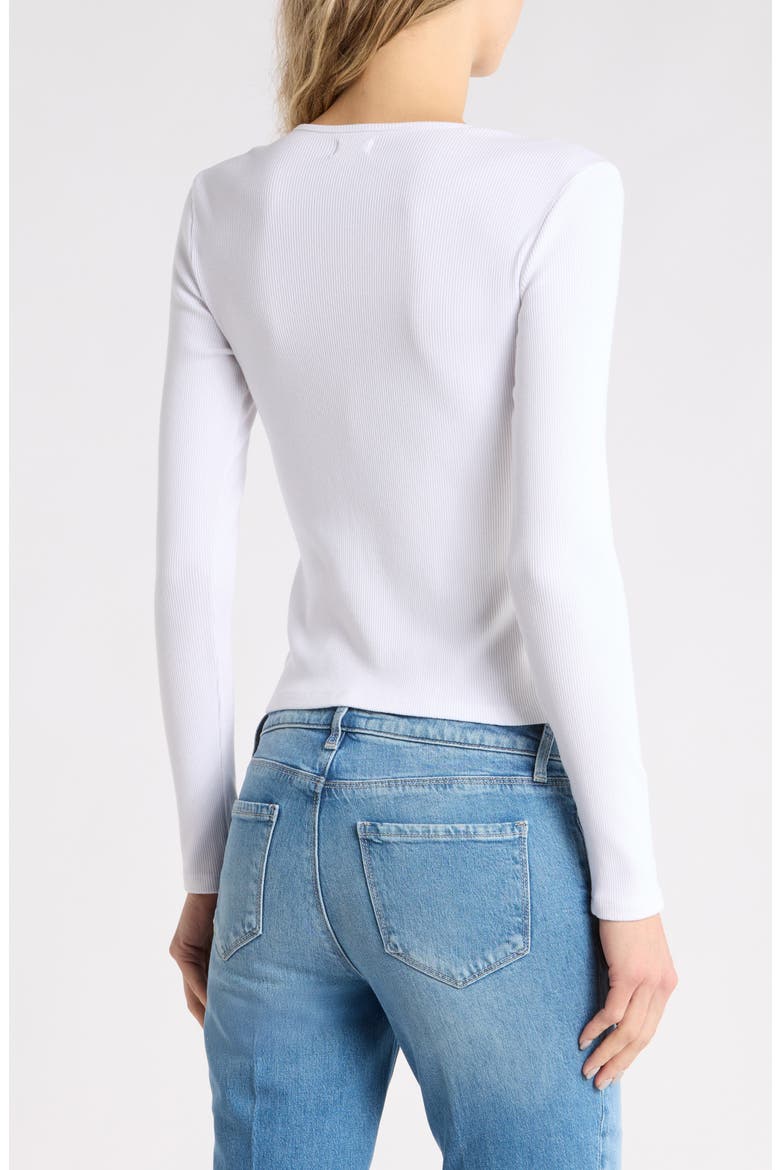 Scarlet Long Sleeve T-Shirt, Main, color, WHITE
